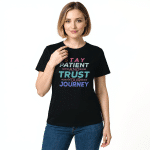 Women’s basic softstyle t-shirt - Stay Patient And Trust Your Journey - Image 3