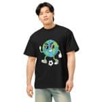 Men’s box tee - Cool Earth Soccer Player - Image 3
