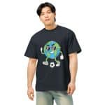 Men’s box tee - Cool Earth Soccer Player - Image 2