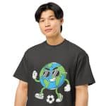 Men’s box tee - Cool Earth Soccer Player - Image 5