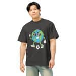 Men’s box tee - Cool Earth Soccer Player - Image 4