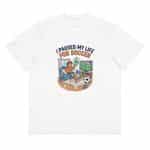 Men’s box tee - I Paused My Life For Soccer - Image 13