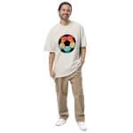 Oversized faded t-shirt - Soccer Player - Image 12