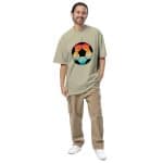 Oversized faded t-shirt - Soccer Player - Image 10