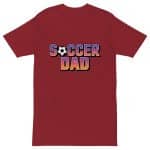 Men’s premium heavyweight tee - Soccer Dad - Image 13
