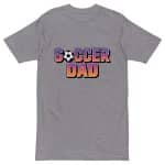 Men’s premium heavyweight tee - Soccer Dad - Image 15