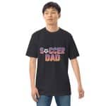 Men’s premium heavyweight tee - Soccer Dad - Image 8
