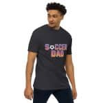 Men’s premium heavyweight tee - Soccer Dad - Image 7
