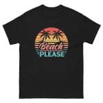 Unisex classic tee - Beach Please - Image 14