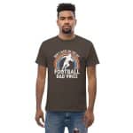 Unisex classic tee - Don't Make Me Use My Football Dad Voice - Image 12