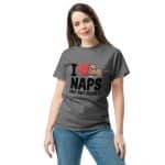 Unisex classic tee - I Love Naps - Image 4