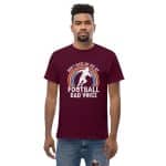 Unisex classic tee - Don't Make Me Use My Football Dad Voice - Image 5