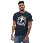 Unisex classic tee - Don't Make Me Use My Football Dad Voice - Image 9