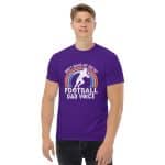 Unisex classic tee - Don't Make Me Use My Football Dad Voice - Image 10