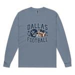 Garment-dyed heavyweight long-sleeve shirt - Dallas Football - Image 8
