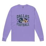 Garment-dyed heavyweight long-sleeve shirt - Dallas Football - Image 11
