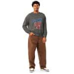 Unisex garment-dyed fleece crewneck sweatshirt - Game Day - Image 2