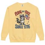 Unisex garment-dyed sweatshirt - Feral But Free - Image 21