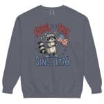 Unisex garment-dyed sweatshirt - Feral But Free - Image 14