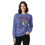 Unisex garment-dyed sweatshirt - Feral But Free - Image 5