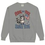 Unisex garment-dyed sweatshirt - Feral But Free - Image 17