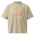 Unisex organic oversized high neck t-shirt - USA - Image 15