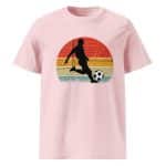 Unisex organic ribbed neck t-shirt - Retro Vintage Soccer - Image 35