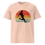 Unisex organic ribbed neck t-shirt - Retro Vintage Soccer - Image 32