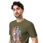 Unisex premium t-shirt -  Life Is Better Gnomes - Image 11