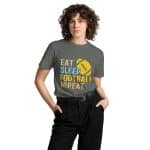 Unisex premium t-shirt -  Eat Sleep Football Repeat - Image 16