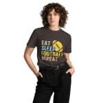 Unisex premium t-shirt -  Eat Sleep Football Repeat - Image 10