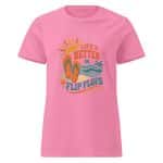 Women’s basic softstyle t-shirt - Life Is Better In Flip Flops - Image 16