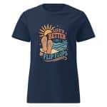Women’s basic softstyle t-shirt - Life Is Better In Flip Flops - Image 12