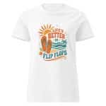 Women’s basic softstyle t-shirt - Life Is Better In Flip Flops - Image 24
