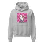 Women’s relaxed hoodie -Meow - Image 13