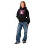 Women’s relaxed hoodie -Meow - Image 4