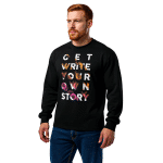 Premium heavyweight long sleeve shirt - Get Write Your Own Story - Image 2
