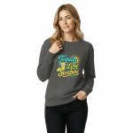 Unisex garment-dyed sweatshirt - Tequila Lime Sunshine - Image 3