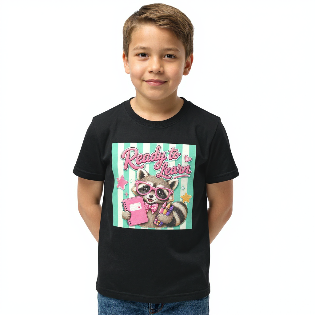 Youth Short Sleeve T-Shirt - Ready To Learn - Image 2
