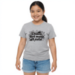 Youth long sleeve tee -  Chaos But Make It Cute - Image 3