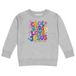 Kids crew neck sweatshirt - Cool Kids Love Jesus - Image 10