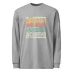 Men's heavyweight long sleeve t-shirt - Dream Believe Hustle Achieve - Image 17