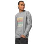 Men's heavyweight long sleeve t-shirt - Dream Believe Hustle Achieve - Image 6