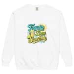 Unisex garment-dyed sweatshirt - Tequila Lime Sunshine - Image 25