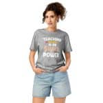 Unisex organic mid-light t-shirt - Teaching Is My Super Power - Image 6