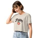 Women’s crop top - Just Peachy - Image 16