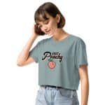 Women’s crop top - Just Peachy - Image 4