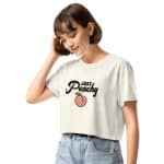 Women’s crop top - Just Peachy - Image 22