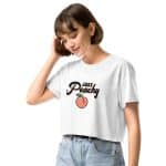 Women’s crop top - Just Peachy - Image 29