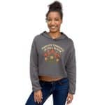 Crop Hoodie - Positive Thoughts In Full Bloom - Image 10